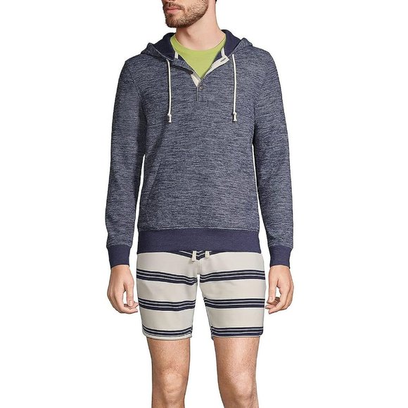 NWT Lands' End Men's French Terry Drawstring Athletic Shorts Size XXL $50 DD787 - Picture 4 of 5